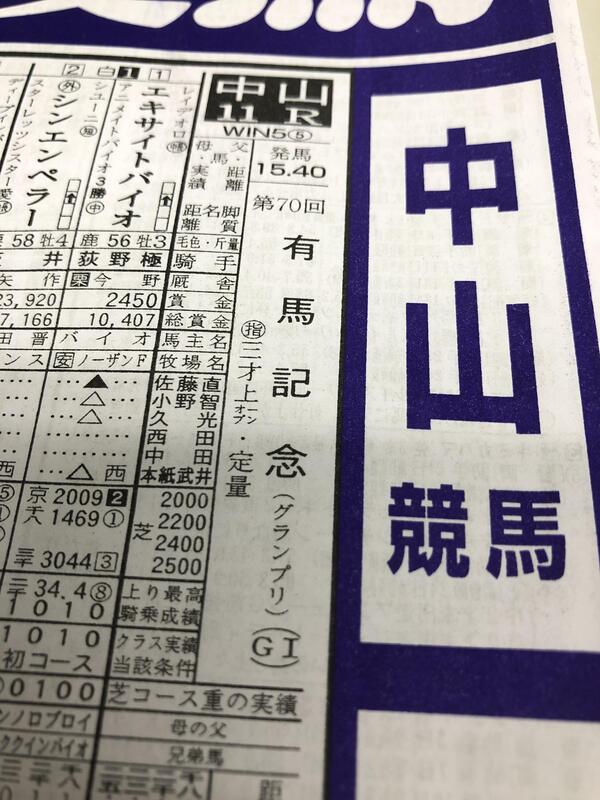 坂部友宏「有馬記念２０２５について考察してみる」