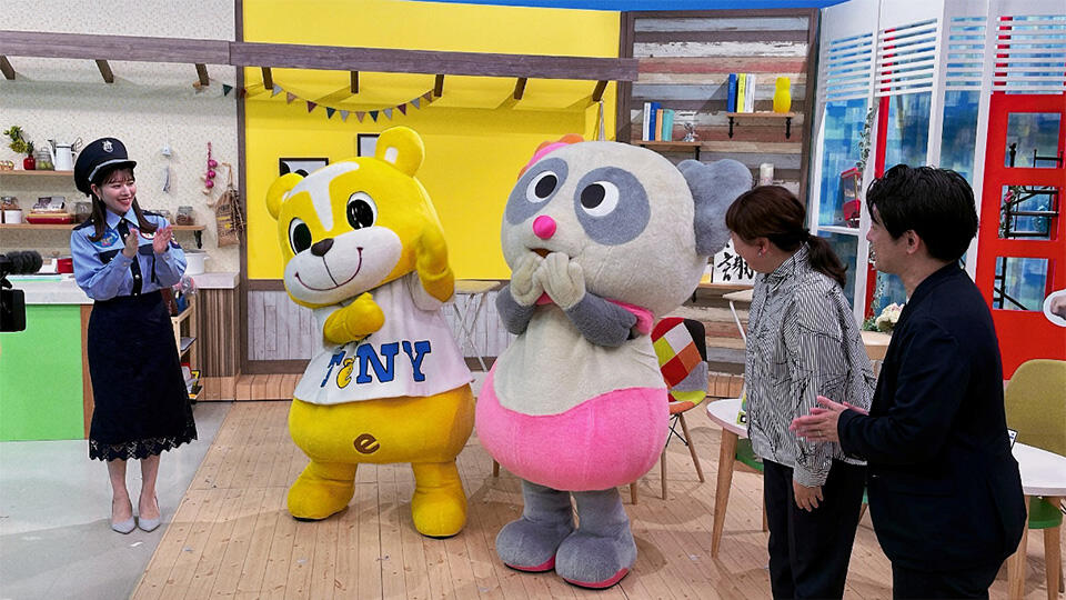 TeNYのてっと君がBSNを訪ね、ハレッタと交流