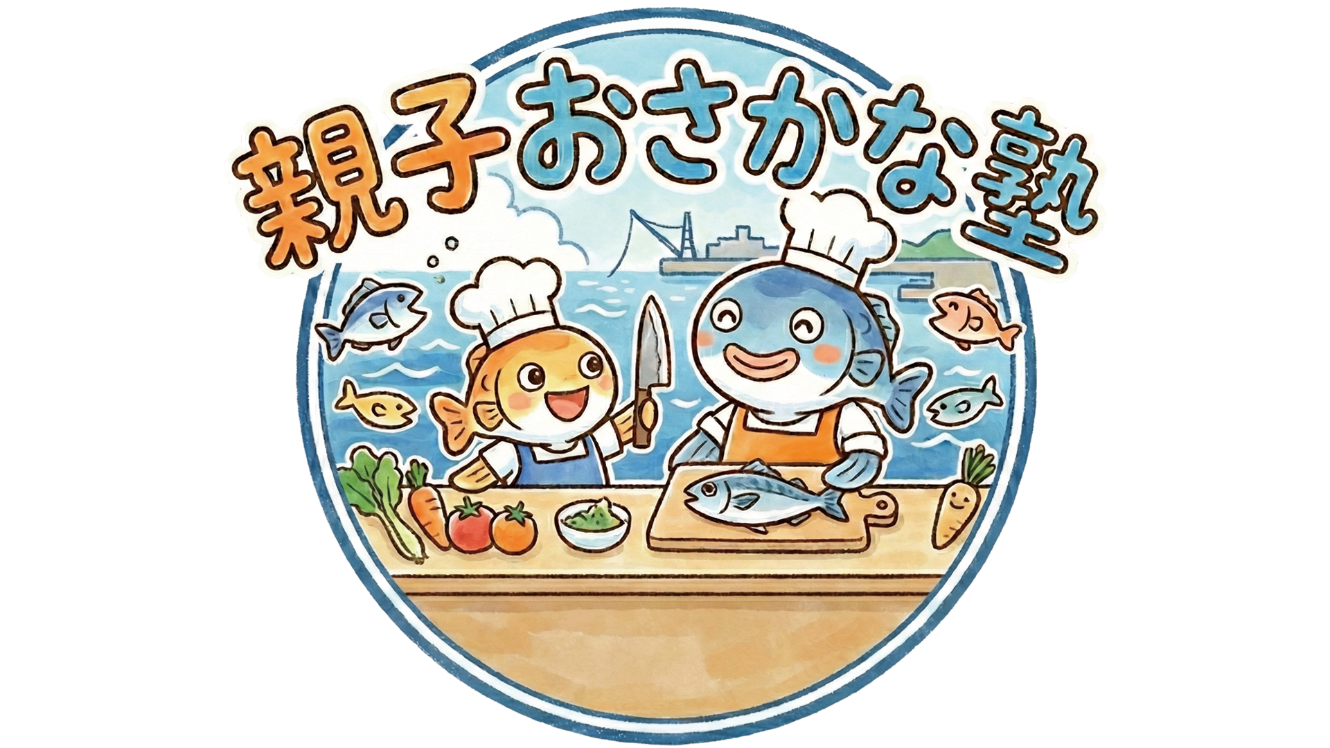 親子おさかな塾ロゴ