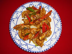 海鮮トロピカルカレー炒め