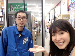 川口技研のノーカットロータリー網戸inムサシ新潟店