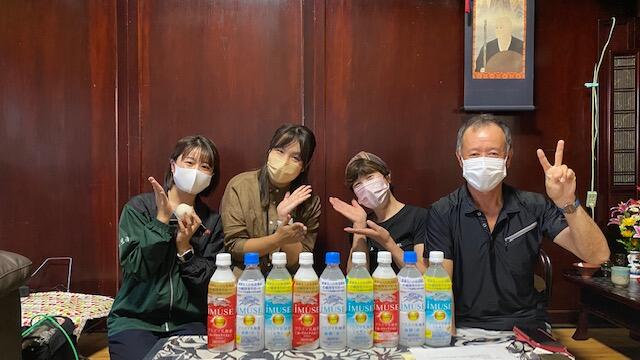 iMUSEを飲んで免疫ケア＆水分補給！