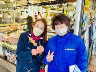 寺泊　魚の市場通り