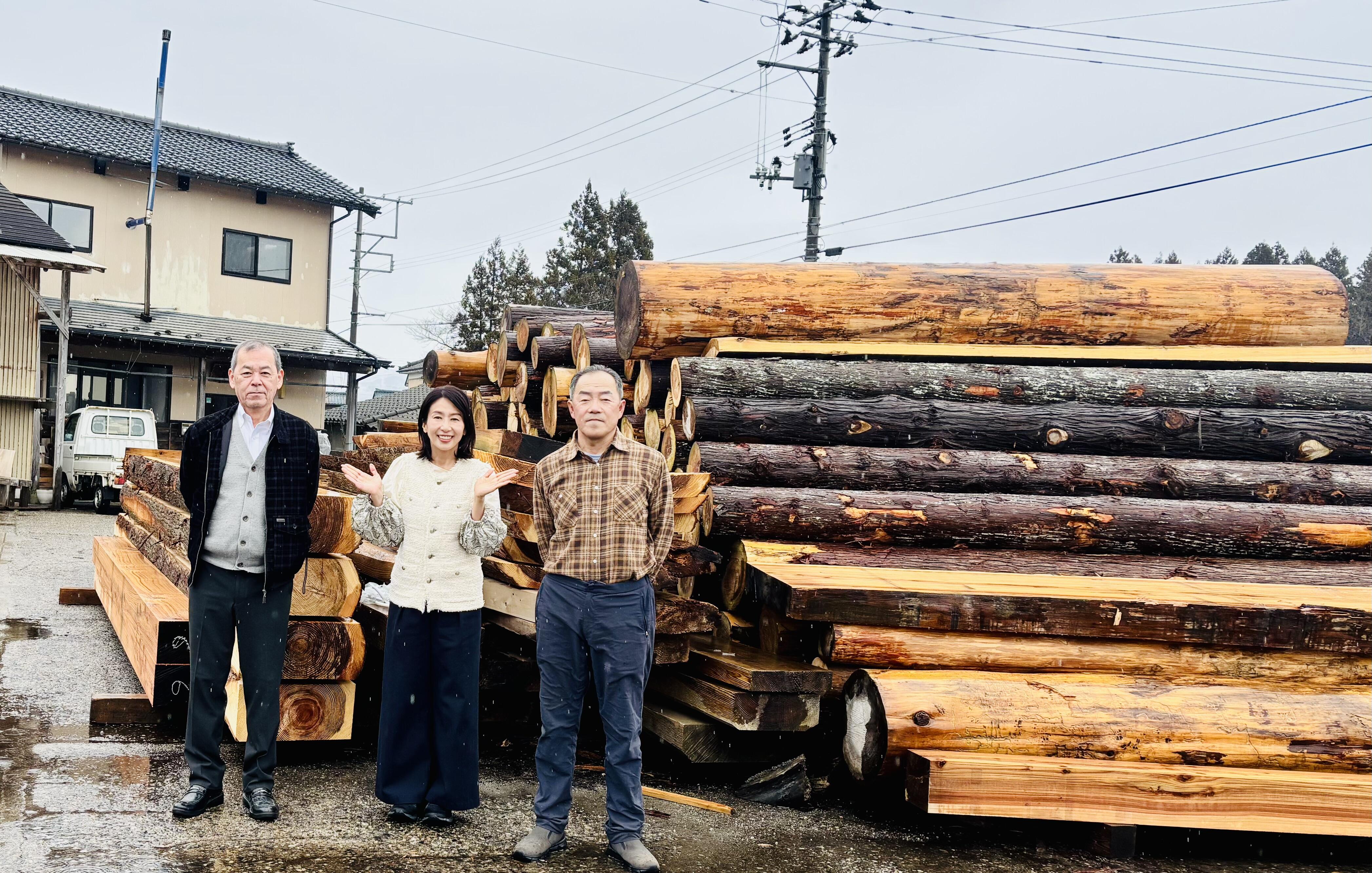 Ｋｰ1工房のパートナー　村上市大湯沢　五十嵐製材所