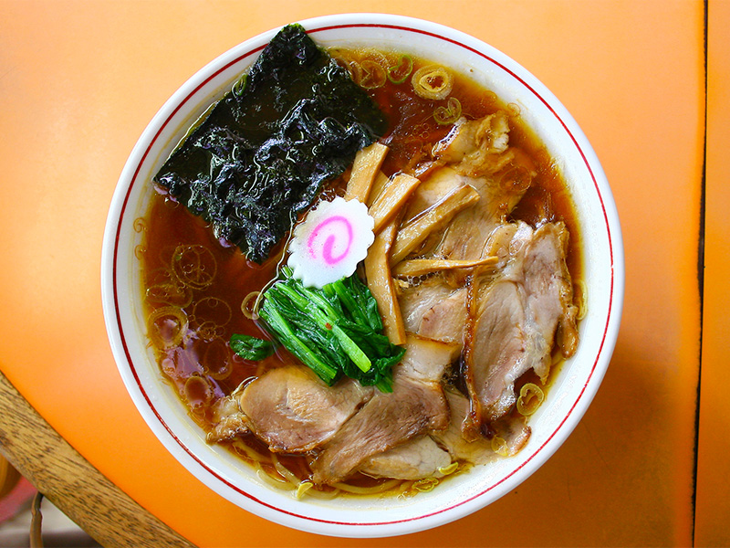 本場のコシヒカリと新潟ラーメン